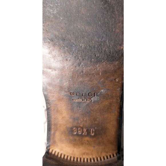 GUCCI Monogram Horsebit Loafers Size 39.5C - Picture 12 of 12